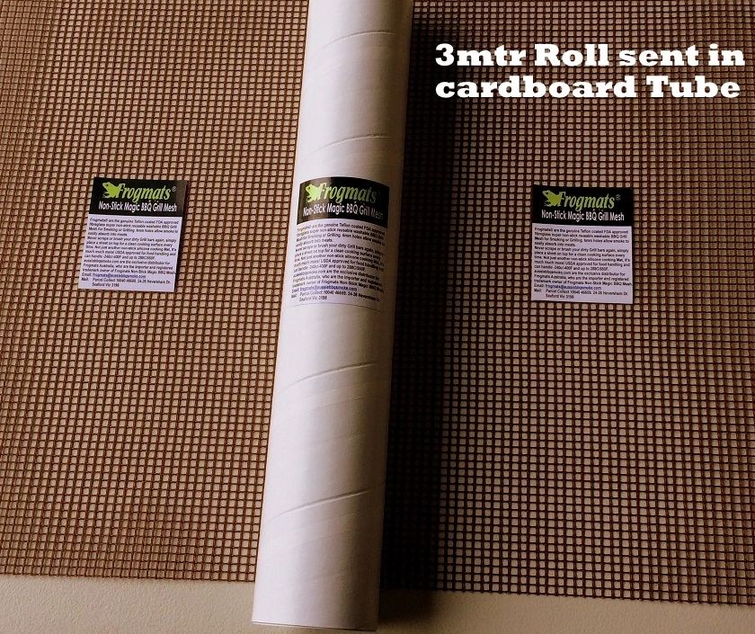 3mtr Frogmats Roll BBQ Grill Smoker Mesh 600m W